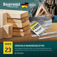 Bandsägeblätter - geschränkt und geschärft