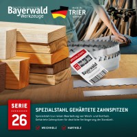 Bandsägeblatt Spezialstahl zahnhart